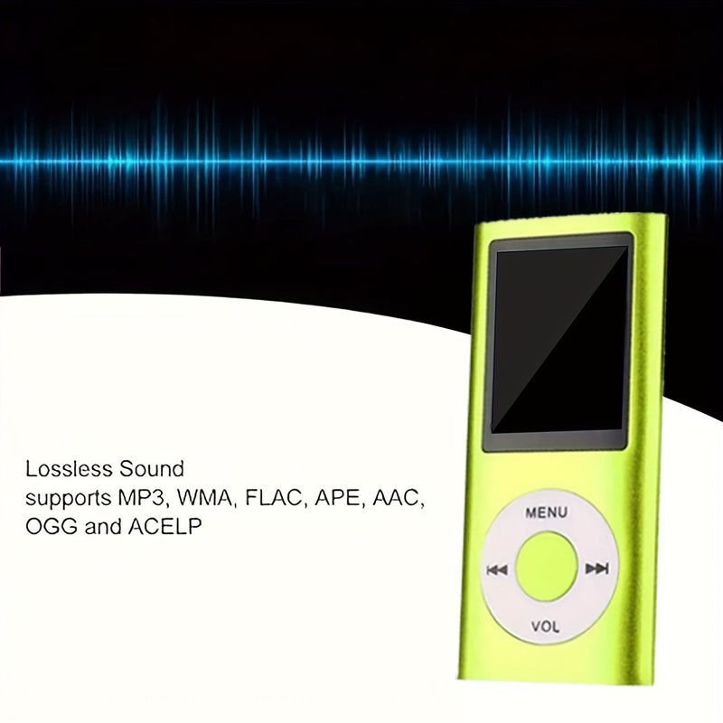 Red Portable MP3 Player Music Video Photo Ebook with Earphones Data Cable Travel - Image 4