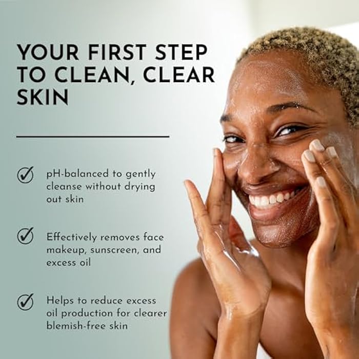 BOLDEN Skin Clarifying Cleanser | pH-balanced Sulfate-free Foaming Gel Cleanser for Oily and Blemish-prone Skin | 5.1 Fl Oz - Image 3
