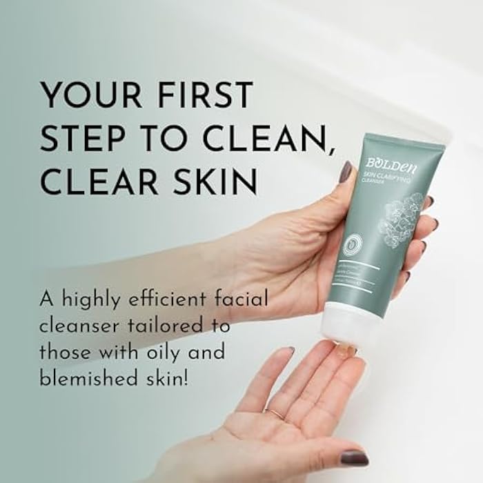 BOLDEN Skin Clarifying Cleanser | pH-balanced Sulfate-free Foaming Gel Cleanser for Oily and Blemish-prone Skin | 5.1 Fl Oz - Image 2