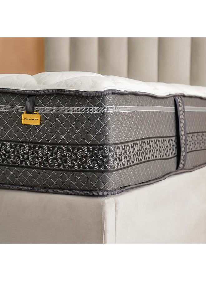 DANUBE HOME Sense Visco Gel Memory Foam Pocket Spring Mattress Plush Feel Queen Mattress Ortho Medical Spine Balance For Pressure Relief L 200 X W 160 32 cm Thickness Multi Color - Image 5