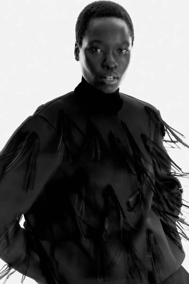 H&M Fringed jacket