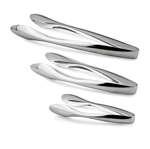 Cuisinox Polished Stainless Steel Serving Tongs, 9.5" - Image 5