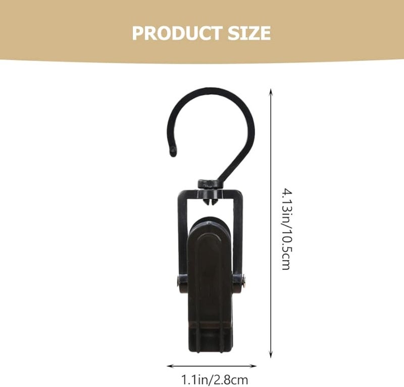 10 حزمة من علاقات التخزين الخارجية الثقيلة والمشابك لمعدات وأنشطة التخييم - Image 4