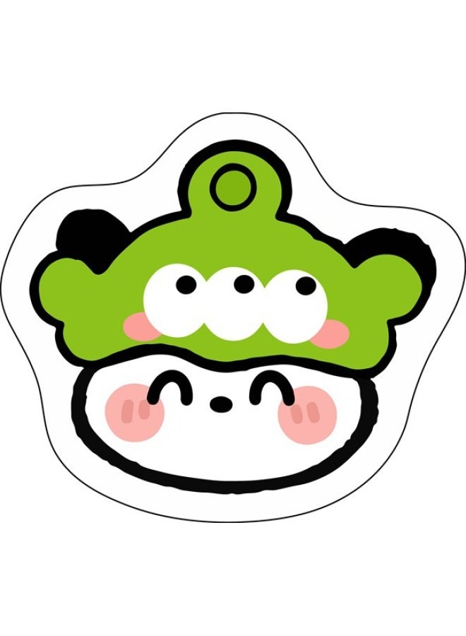 Mouse Pad Simple Cute Office Game Glue Special-shaped Mat Table Mat Small Rubber Small Fresh Thickened Non-slip Small White-Pattern:25x22cmL  - Image 1