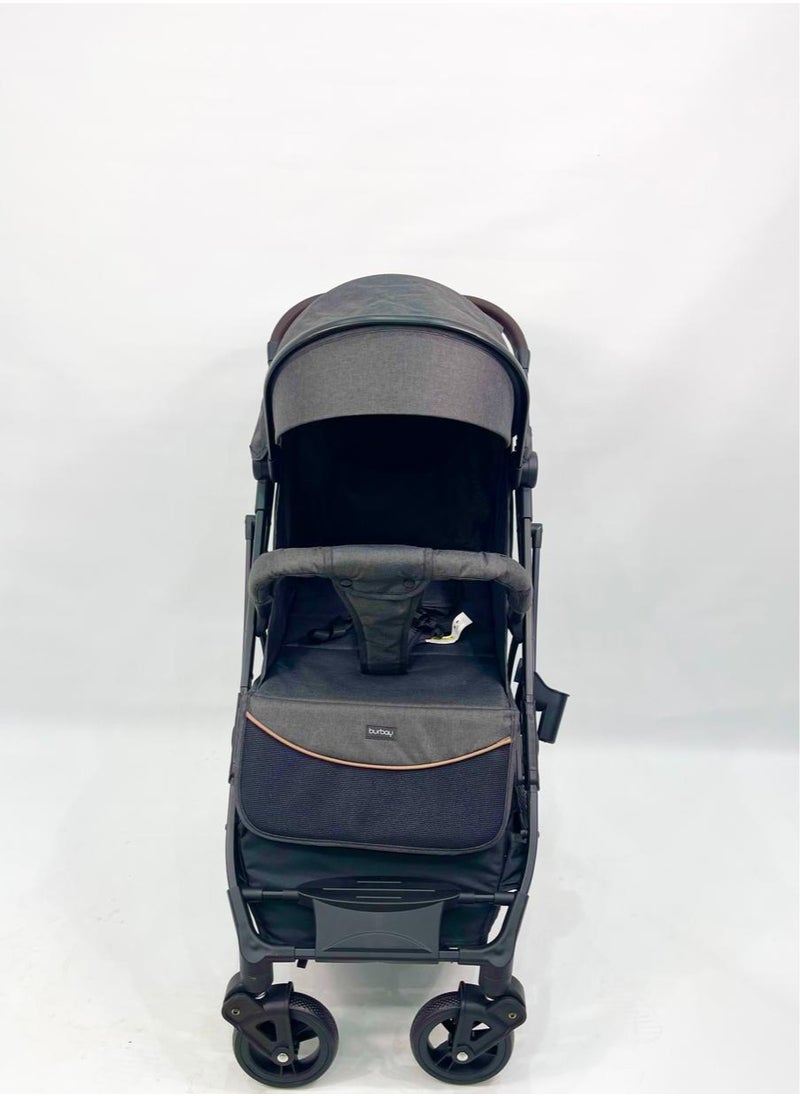 burbay Probay 3 in 1 stroller with car seat and mother bag  - Image 4