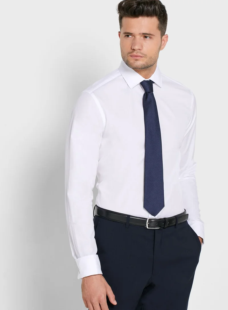 T.M.Lewin Double Cuff Shirt