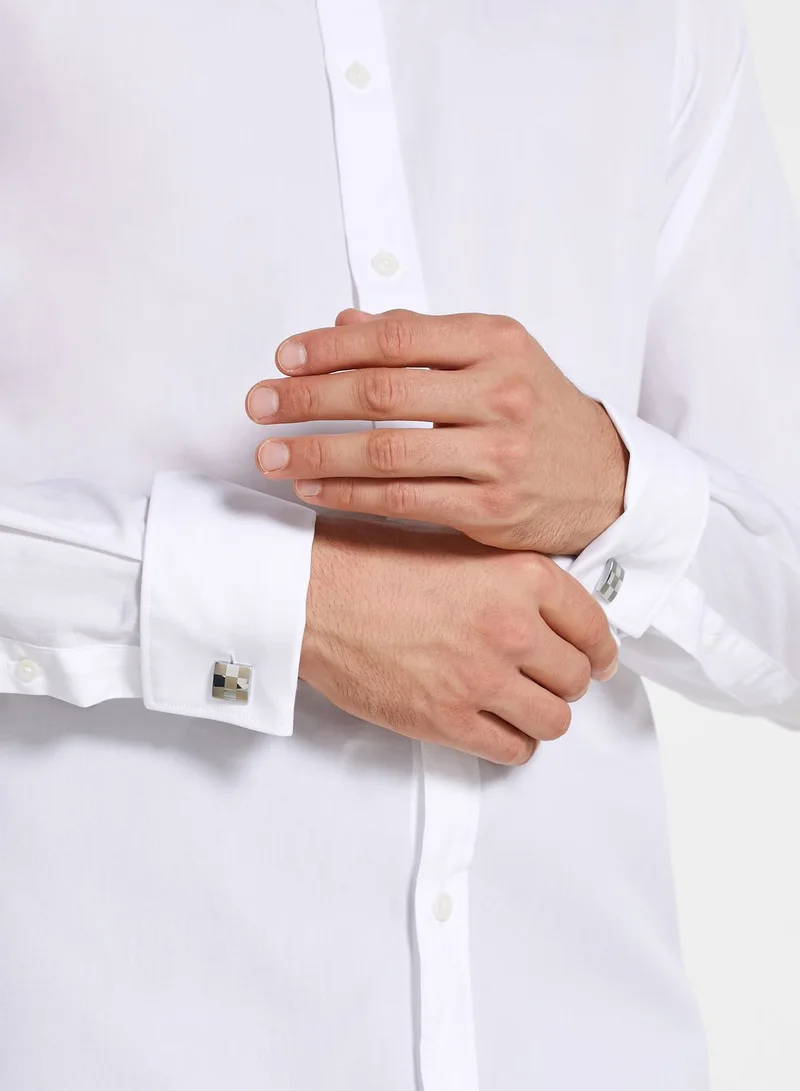 T.M.Lewin Double Cuff Shirt
