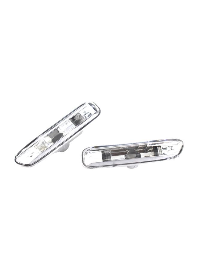 Loquat 2-Piece Replacement Turn Signal LED Lamp For BMW E46 1999-2001 - Image 1