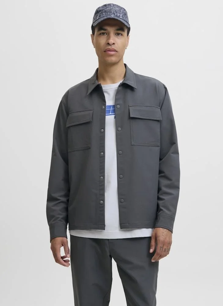 JACK & JONES  Casual Pocket Detail Regular Fit Shirt for Men | Best Price UAE