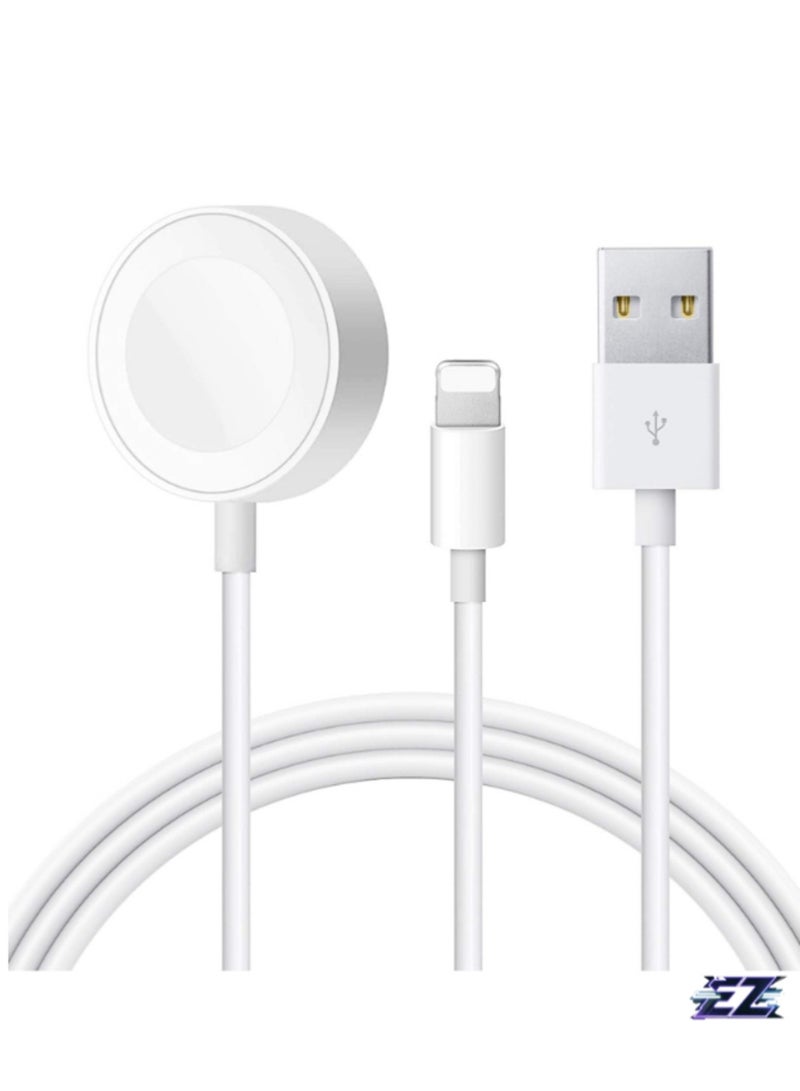 ELTRAZONE "Apple Watch Magnetic Charging Cable: 4.9 ft MFi Certified for iPhone 14/13/12 Models" - Image 1