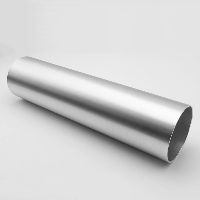AC PERFORMANCE 35 89mm OD Straight Aluminum Intercooler Pipe Air Intake Tube Brushed Finish