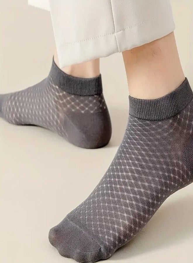 REIL RAID Pack of 7 Multicolour Unisex Ankle length Socks, Made With Durable & Mesh Breathable Cotton, Free Size, Addy Edition, Suitable for all Season, Soft & Breathable, Daily Use - Image 3