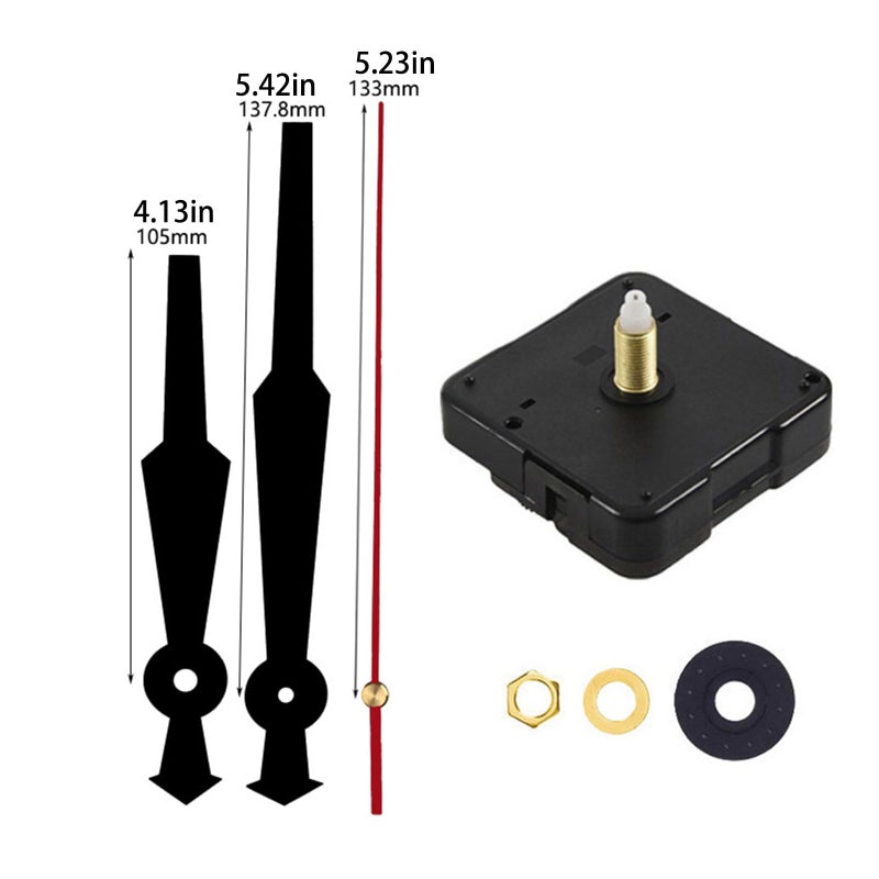 Gold Copper Quartz Clock Movement Kit For 16 Inch Wall Clock Silent Mechanism - Image 5