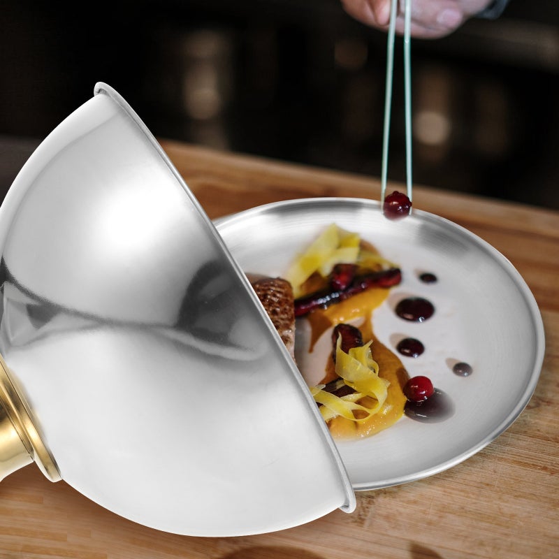 غطاء مضاد للرذاذ يحافظ على طعام طازج بتصميم دائري مثالي للمطبخ والحفلات - Image 3