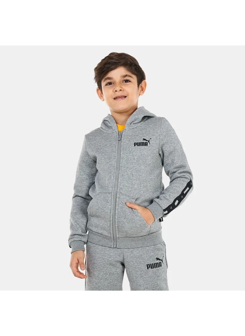 PUMA Kids' Essentials Tape Full-Zip Hoodie