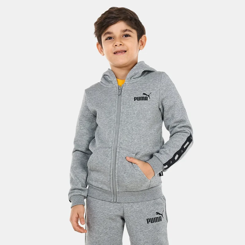 PUMA Kids' Essentials Tape Full-Zip Hoodie