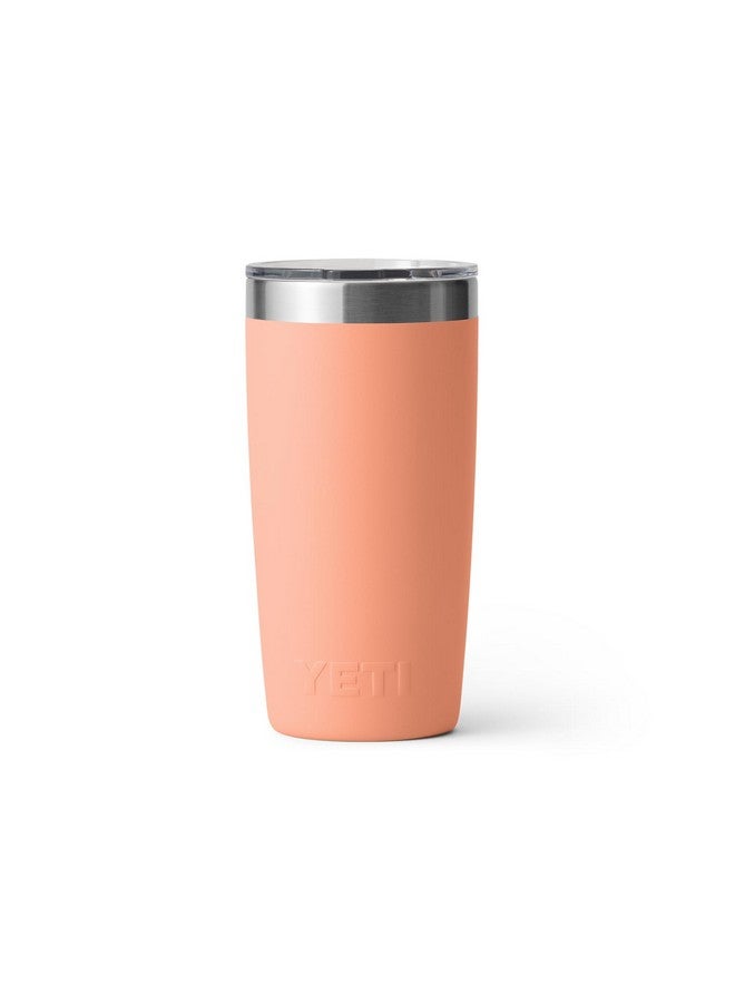 YETI Rambler 10 oz Tumbler, Stainless Steel, Vacuum Insulated with MagSlider Lid, Low Country Peach - Image 5