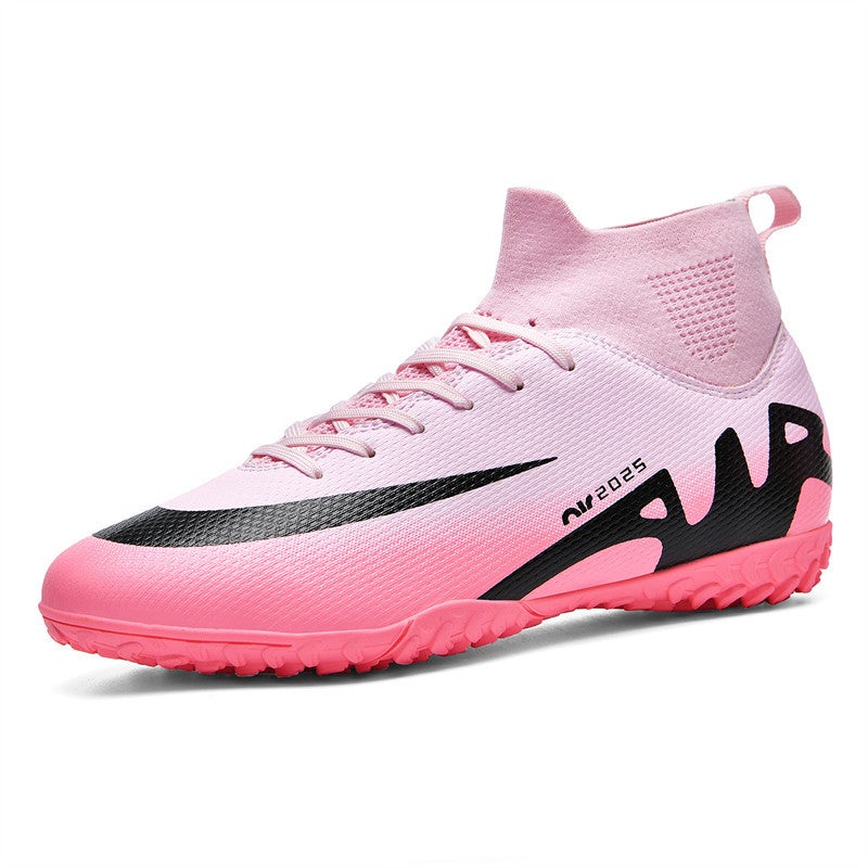 New Stab 15 Children'S High-Top Football Shoes Men'S Artificial Lawn Spike Broken Nail Training Sneaker - Image 3