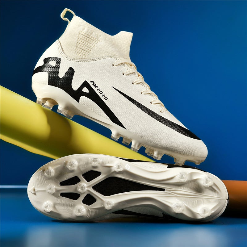 New Stab 15 Children'S High-Top Football Shoes Men'S Artificial Lawn Spike Broken Nail Training Sneaker - Image 2