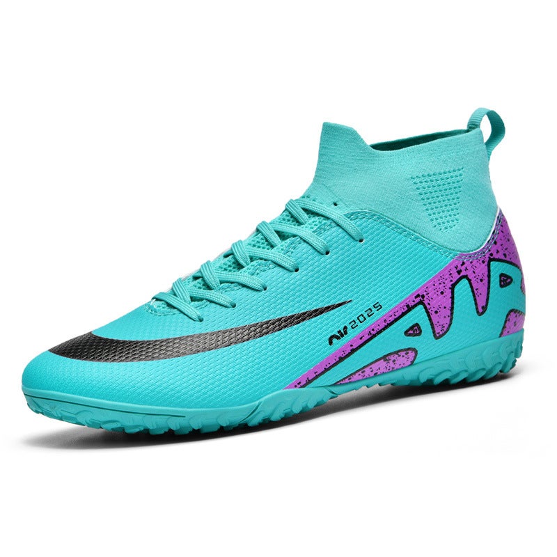 New Stab 15 Children'S High-Top Football Shoes Men'S Artificial Lawn Spike Broken Nail Training Sneaker - Image 5