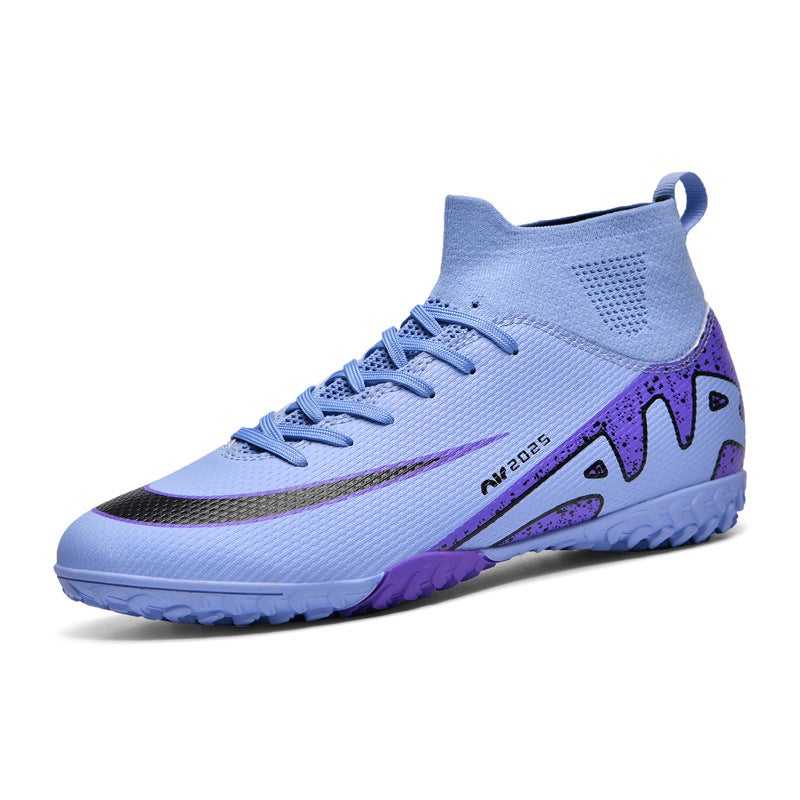 New Stab 15 Children'S High-Top Football Shoes Men'S Artificial Lawn Spike Broken Nail Training Sneaker - Image 4