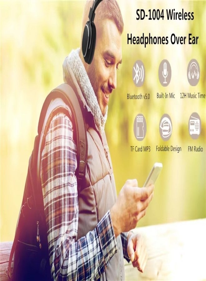 SODO Wireless Over Ear headphone Black - Image 5