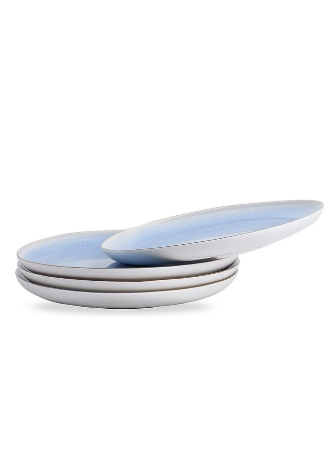 Stone lain Porcelain Dish Set, 4 Dinner Plates, Josephine - Blue - Image 5