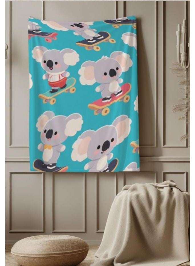 general Baby and children's cartoon flannel thin blanket (warm and comfortable, suitable for sleep, game use) 70cm*100cm - Image 3