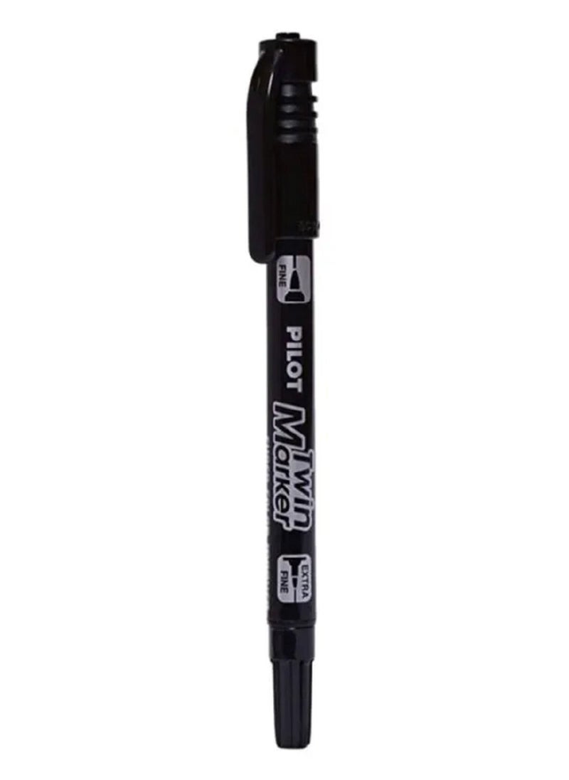 PILOT Pilot Twin Marker 12-Pieces Double Sided Fine Black  - Image 4