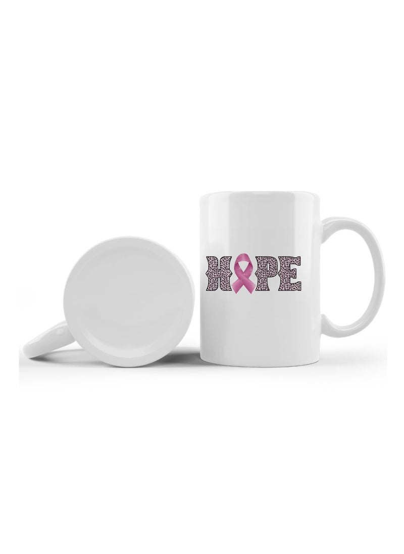 PRINTSHOP4ME - BreastCancer Awareness Coffee Mug BreastCancer Survivor Gifts For Women Girl Gifts For BreastCancer Patients Mug Beating BreastCancer Gifts Mug 11oz - Image 1