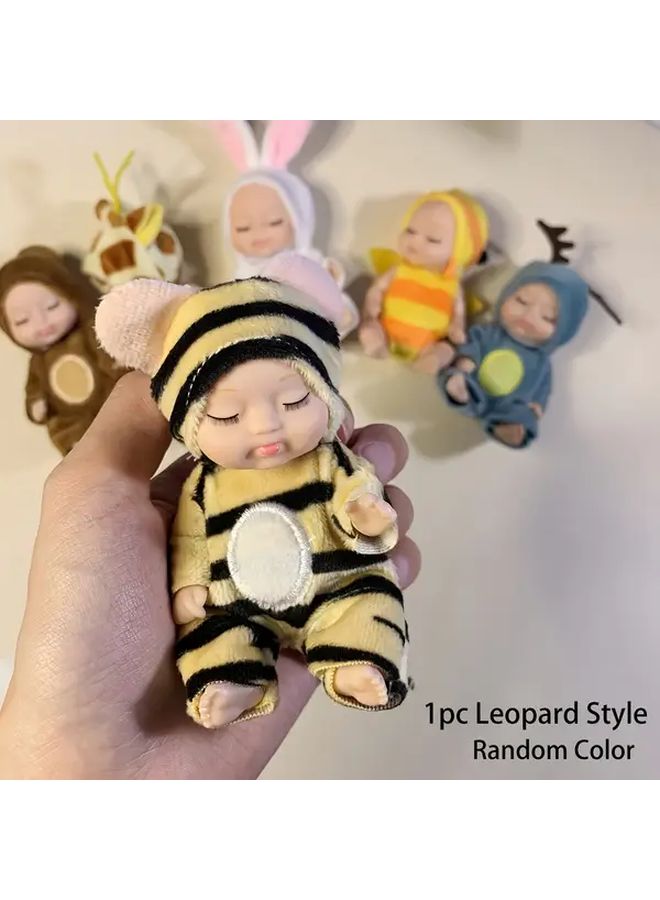 Leopard 1 Doll Set Cute Biomimetic Toy Kids Party Gift for Christmas Halloween Birthday - Image 1