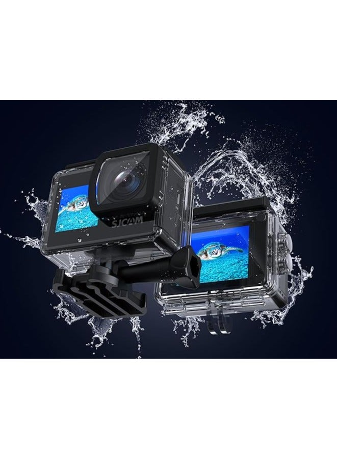 أس جي كام كاميرا أكشن SJCAM SJ4000 Dual Screen – فيديو Full HD 1080p، صور 16 ميجابكسل، غلاف مقاوم للماء حتى 30 متر، عدسة واسعة، كاميرا رياضية وفلوغ - Image 3