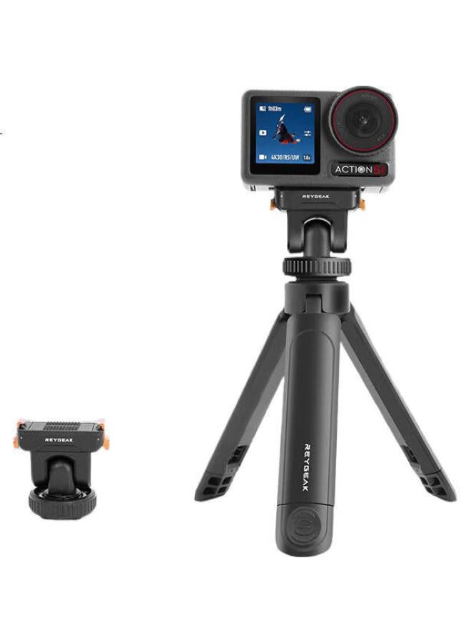 Reygeak Mini Desktop Tripod, Portable Camera Stand For Mirrorless And Dslr Cameras, Compatible With Dji Pocket 3 And Dji Action 5 Pro 4 3 Stabilizers, Handheld Bracket Accessory - Image 2