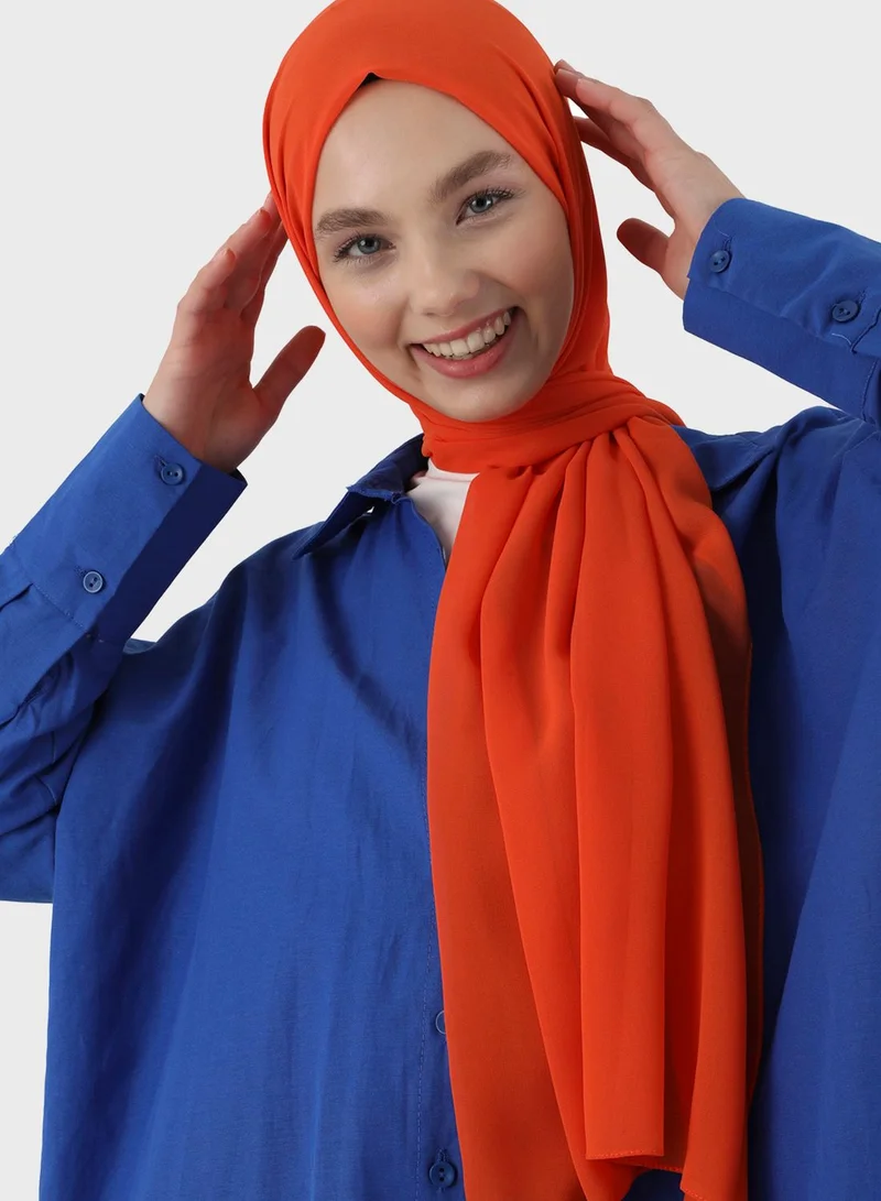 Tuva Shawl by Modanisa Chiffon Lightweight Scarves