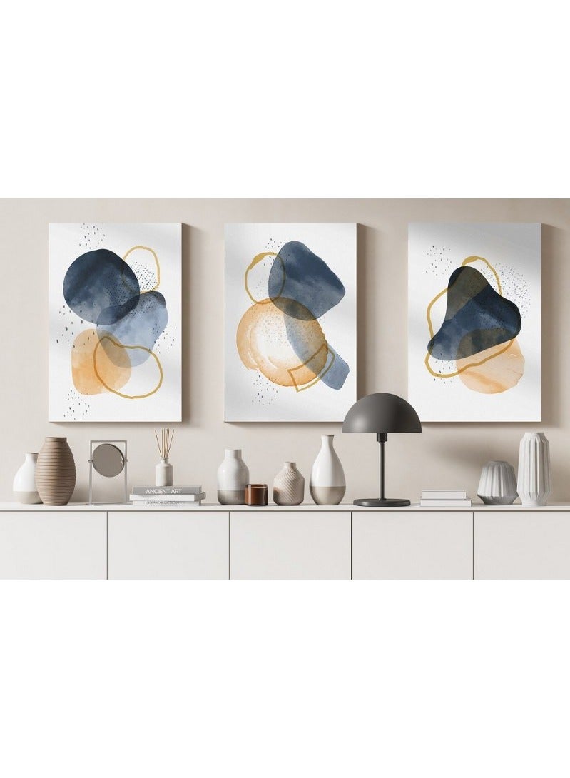 Home Gallery painting brush texture decoration with art acrylic Printed canvas wall art - Image 1