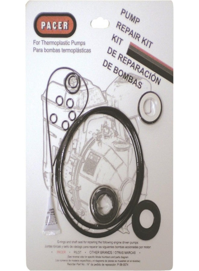 Pacer Pumps 58-0074 S Series EPDM Water Pump Shaft Seal Kit with Seal and O-Ring - Image 1