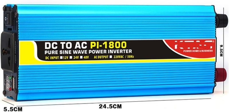 Car Inverter Power Converter 12V24V48V to 220V600W1200W1800W Home(600W12V) - Image 3