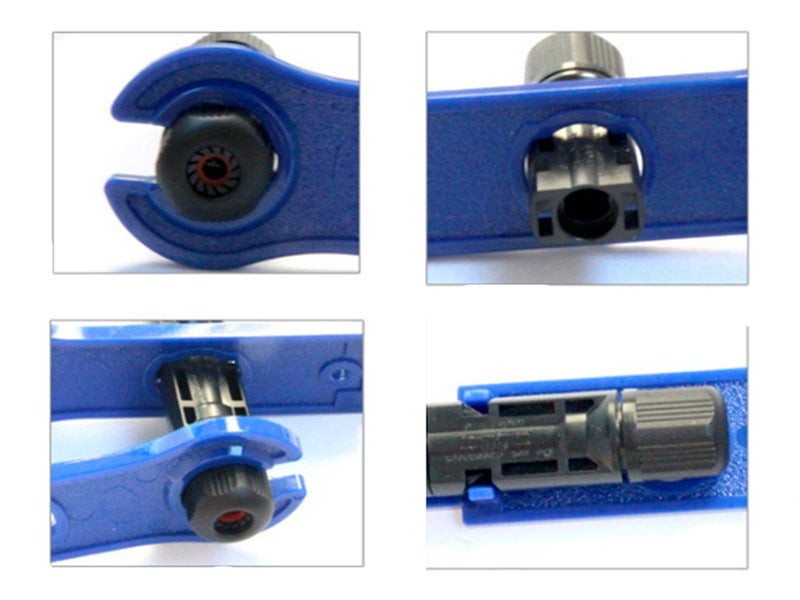 xjs XJSXZC MC4 Solar Panel Connector Disconnecting Tool Spanners Wrench Blue - Image 4
