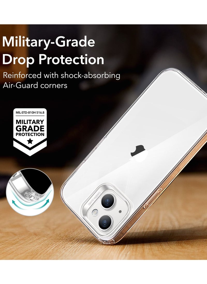 esrgear - ESR Clear Case Compatible with iPhone 14 Case and iPhone 13 Case, Shockproof Thin Silicone Cover, Yellowing-Resistant Slim Transparent TPU Phone Case, Project Zero Series, Clear - Image 1