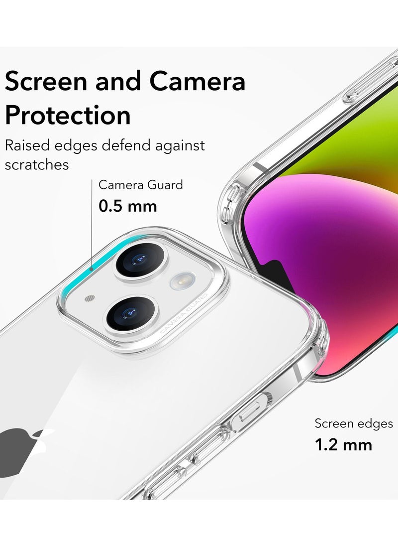 esrgear - ESR Clear Case Compatible with iPhone 14 Case and iPhone 13 Case, Shockproof Thin Silicone Cover, Yellowing-Resistant Slim Transparent TPU Phone Case, Project Zero Series, Clear - Image 1