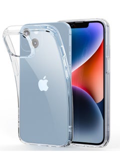 ESR Clear Case Compatible with iPhone 14 Case and iPhone 13 Case, Shockproof Thin Silicone Cover, Yellowing-Resistant Slim Transparent TPU Phone Case, Project Zero Series, Clear