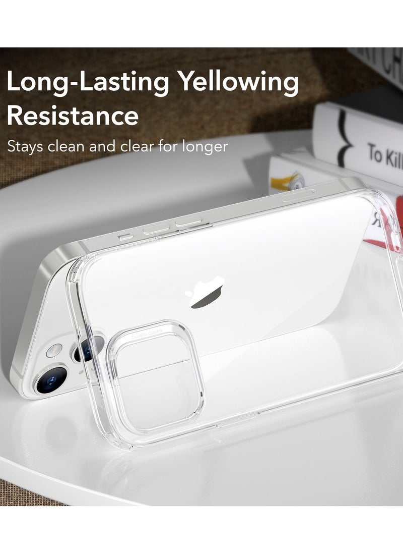 esrgear - ESR Clear Case Compatible with iPhone 14 Case and iPhone 13 Case, Shockproof Thin Silicone Cover, Yellowing-Resistant Slim Transparent TPU Phone Case, Project Zero Series, Clear - Image 1
