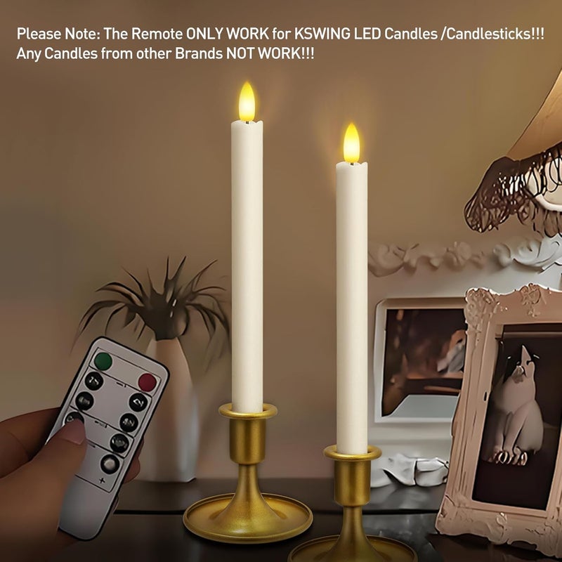 KSWING 10 Key Remote Controller Only Work for LED Candles/Candlesticks - Image 5