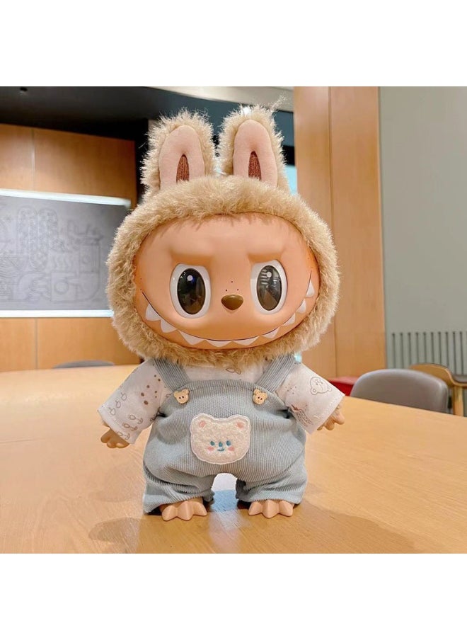LABUBU 38cm Plush Doll Costume - Clothing Only, Doll Not Included 