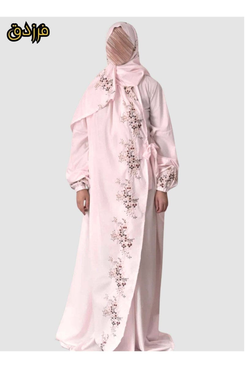 Women's prayer dress in light pink - comfortable and excellent quality