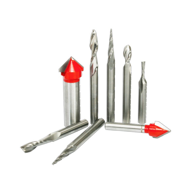 Freud 87-108: 8 Piece Cnc Router Bit Signmaking Set - Image 1