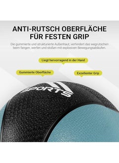 SPORT MSPORTS Premium Medical Ball 1-10 kg | Professional Studio Quality | For Gym, Fitness Training, Body Building, Physical Therapy, Rehabilitation | Various Colours  - Image 3