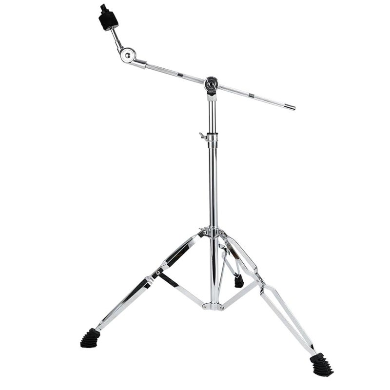 Yeasoul Yeasoul Cymbal Stand Adjust high Boom and Straight ComboDouble Braced Legs with Rubber Feet fits 8 Crash10  Crash12Crash14 hi hat16 Crash18 Crash20 Ride Stands