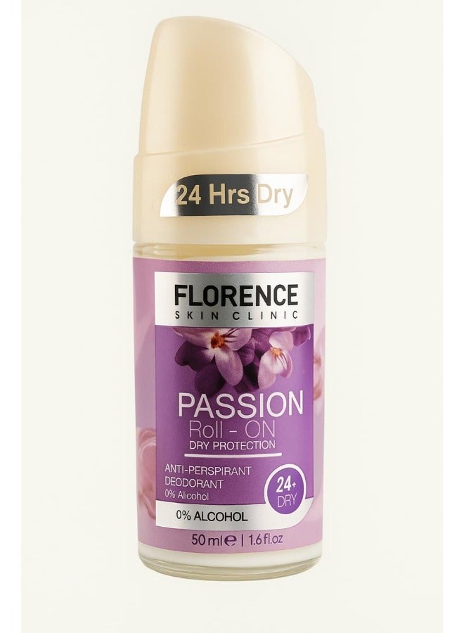 فلورنسا مزيل رائحة العرق رول اون باشن 50مل