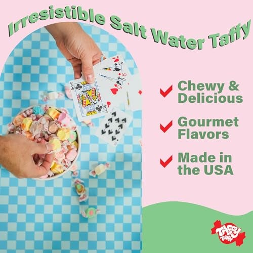 Taffy Town Saltwater Taffy, Cherry, 2.5Lb - Image 4
